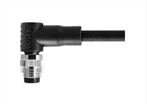 M8 Gason ang dwat UnShield A-Kodaj 6PIN PUR 3.0M M8X1.0