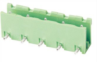 Tèminal blòk Header ang dwat 7.5mm